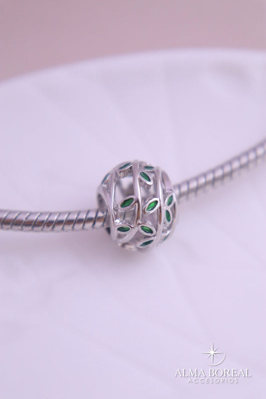 CHARMS SILUETA NATURAL RODIO