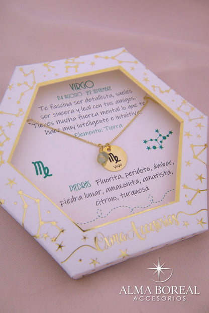 COLLAR SIGNO ZODIACAL VIRGO