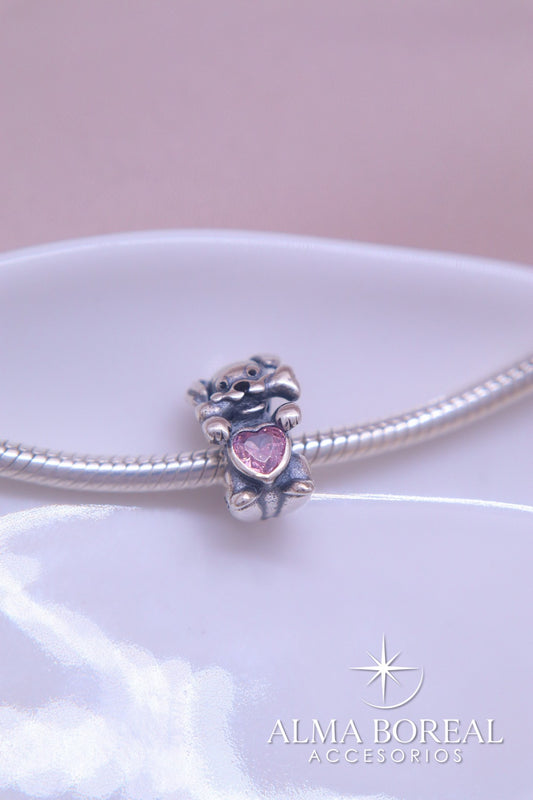 CHARMS HUESITO PERRUNO PLATA LEY 925
