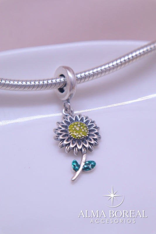 CHARMS GIRASOL ENCANTADO PLATA LEY 925