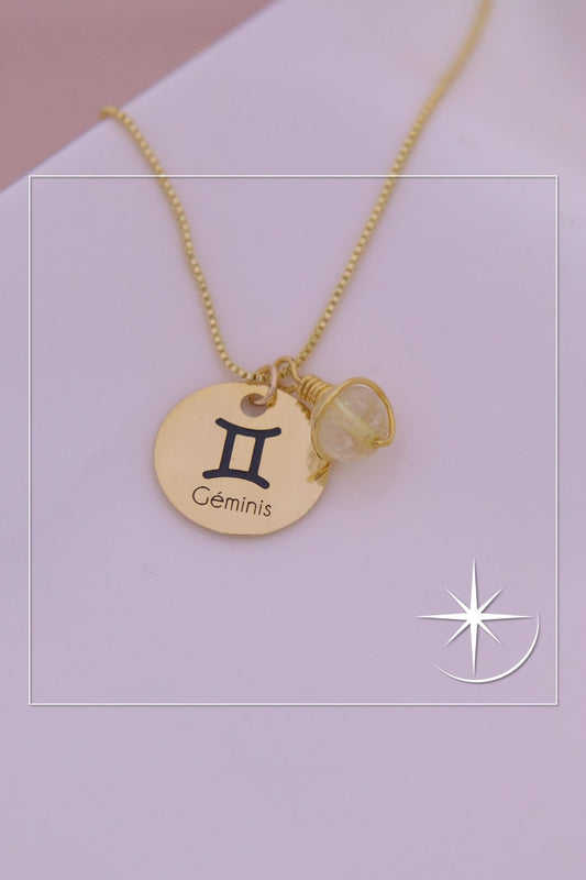 COLLAR SIGNO ZODIACAL GÉMINIS