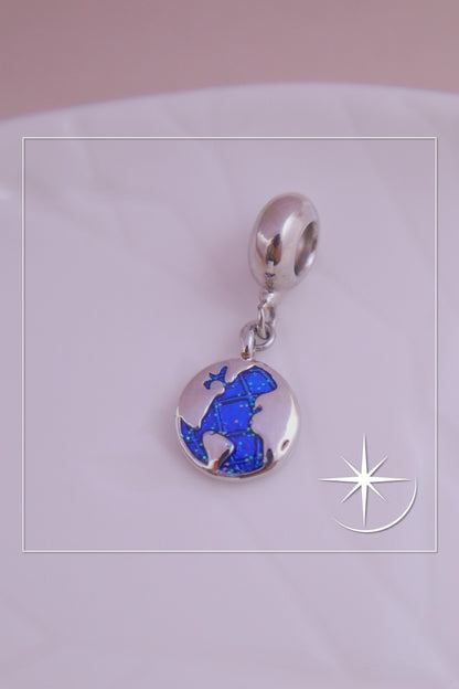 CHARMS TIERRA AZUL RODIO