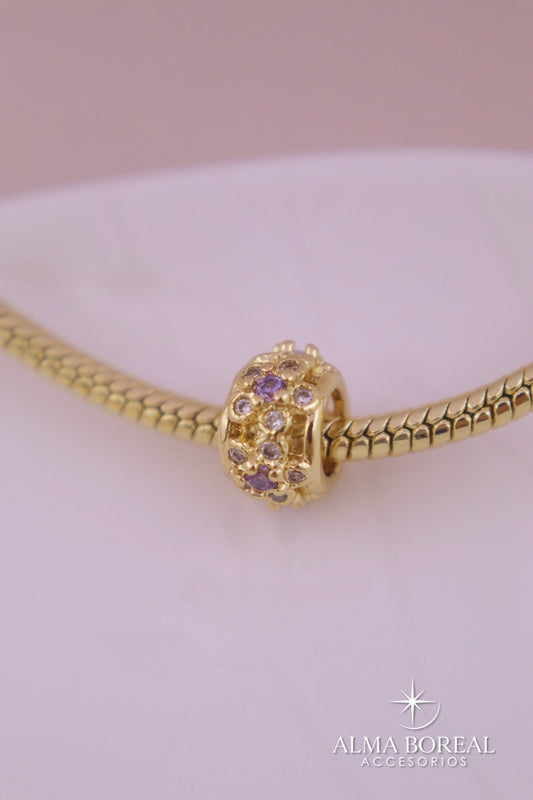 CHARMS LUZ DE LAVANDA RODIO