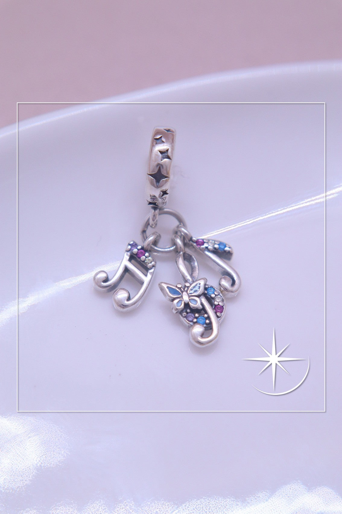 CHARMS NOTAS MÁGICAS PLATA LEY 925