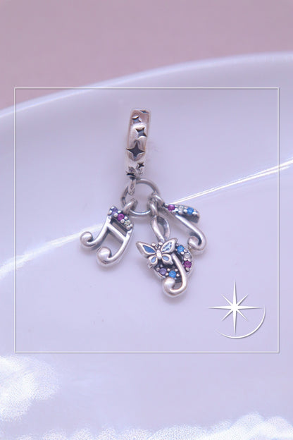 CHARMS NOTAS MÁGICAS PLATA LEY 925