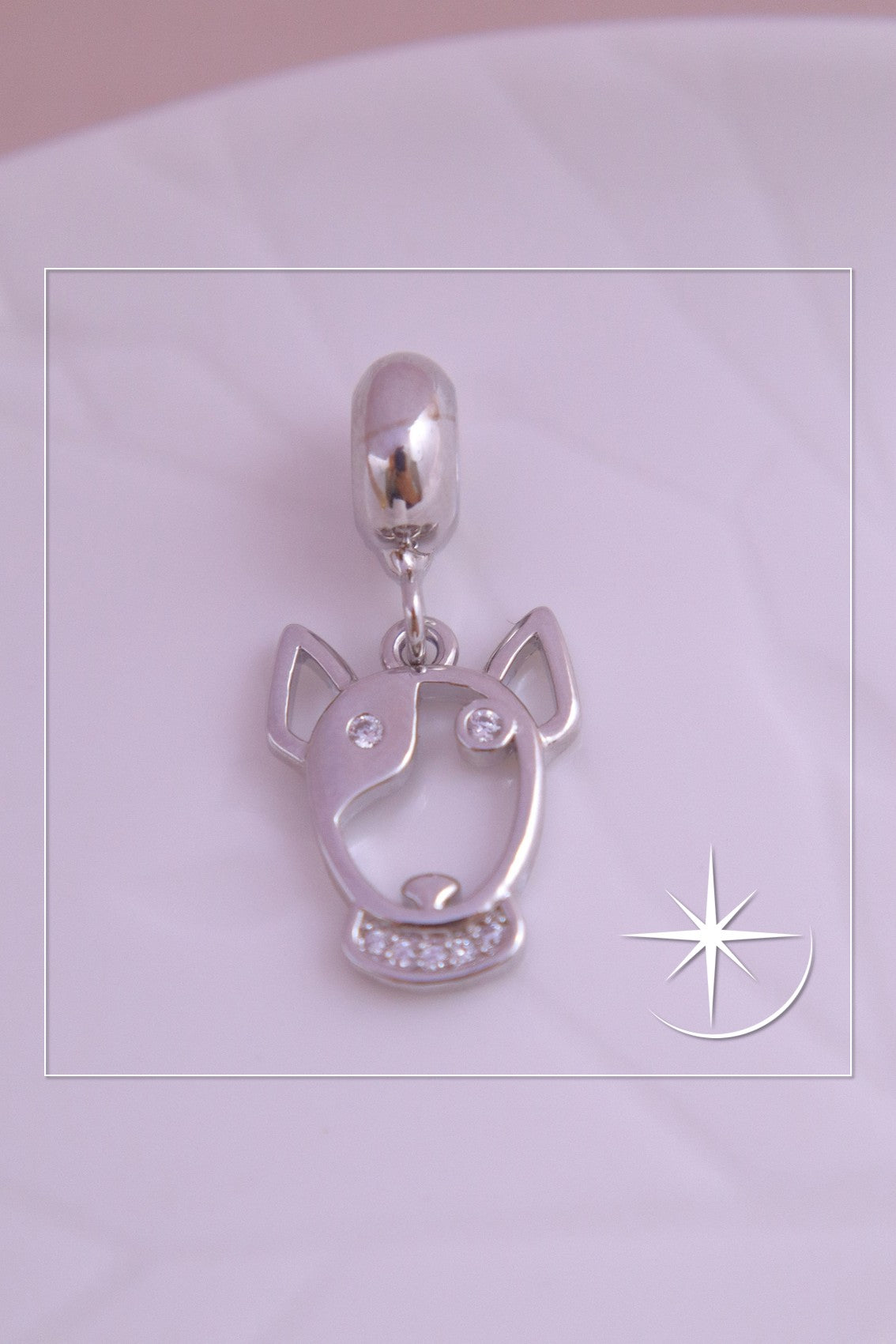 CHARMS DESTELLO PERRUNO RODIO