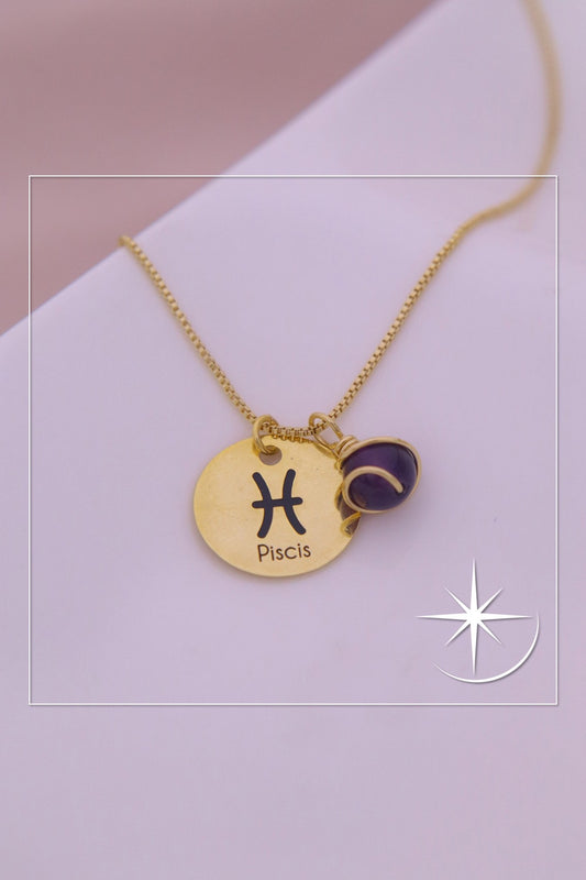 COLLAR SIGNO ZODIACAL PISCIS