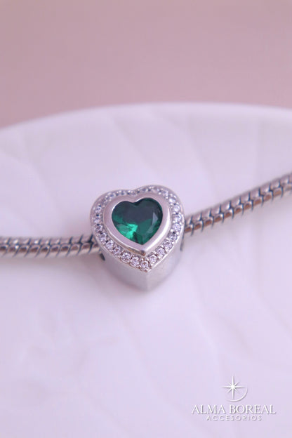 CHARMS CORAZÓN RODIO