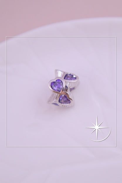 CHARMS CORAZÓN CELESTIAL RODIO
