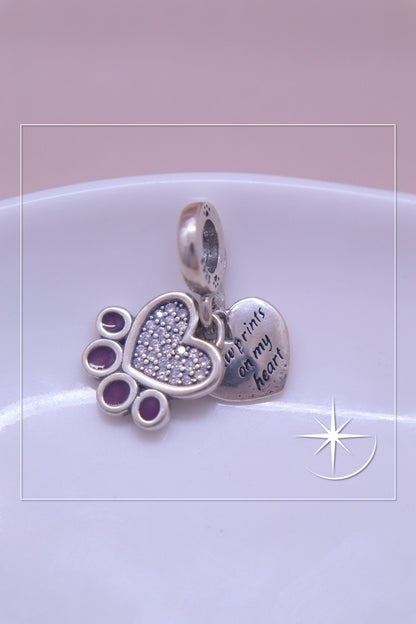 CHARMS HUELLA ETERNA PLATA LEY 925