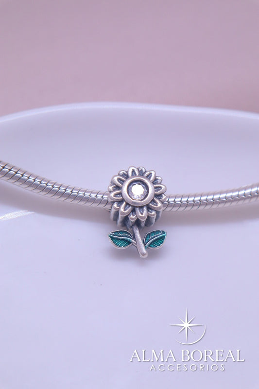 CHARMS DULCE GIRASOL PLATA LEY 925