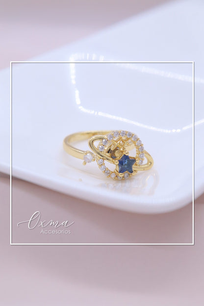ANILLO SATURNO GIRATORIO