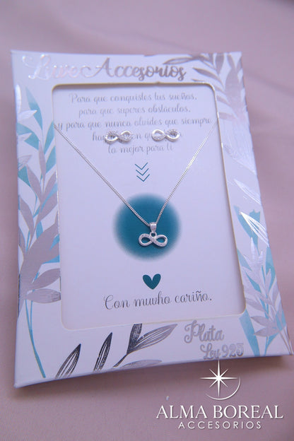 CONJUNTO INFINITO PLATA LEY 925