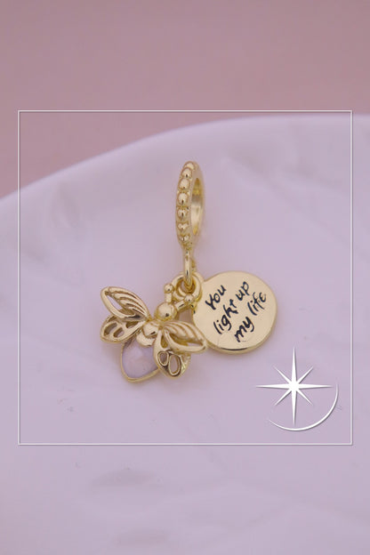 CHARMS ABEJITA DE LUZ RODIO