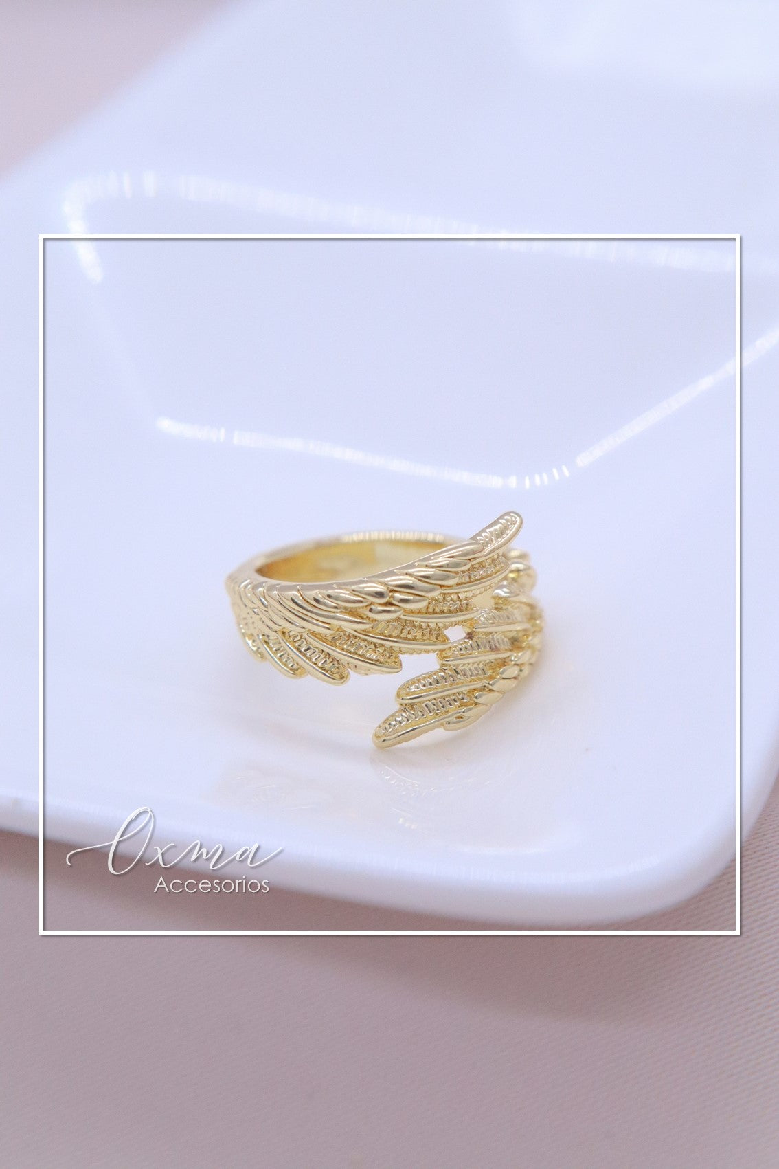 ANILLO ALAS DORADO