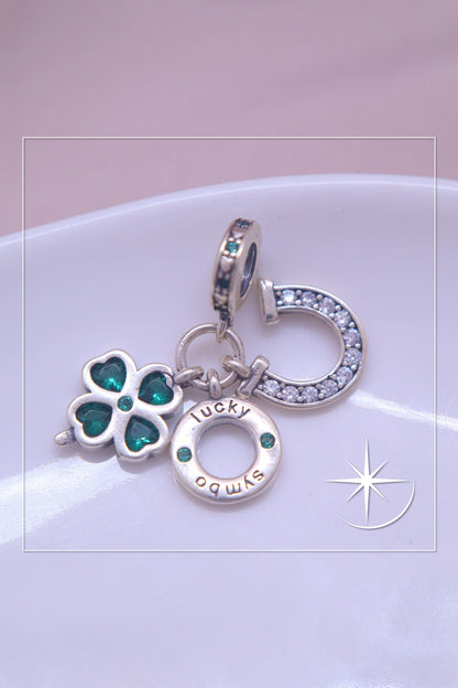 CHARMS AMULETO DE LA FORTUNA PLATA LEY 925