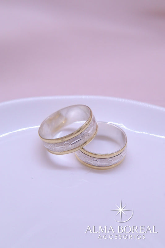 ARGOLLA DOBLE PROMESA PLATA LEY 925