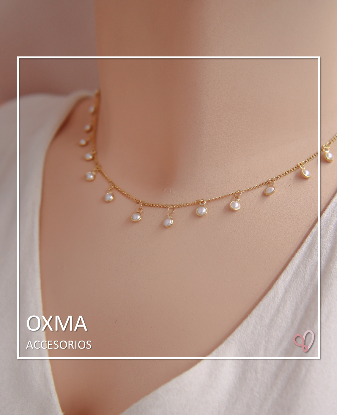 GARGANTILLA PERLAS COLGANTES