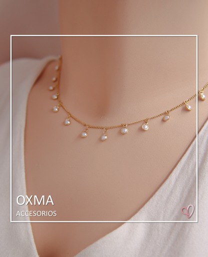 GARGANTILLA PERLAS COLGANTES