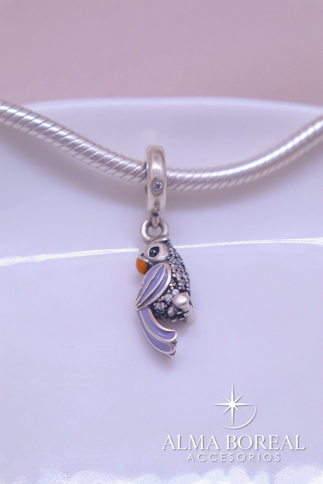 CHARMS DULCE AVE PLATA LEY 925