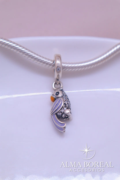 CHARMS DULCE AVE PLATA LEY 925