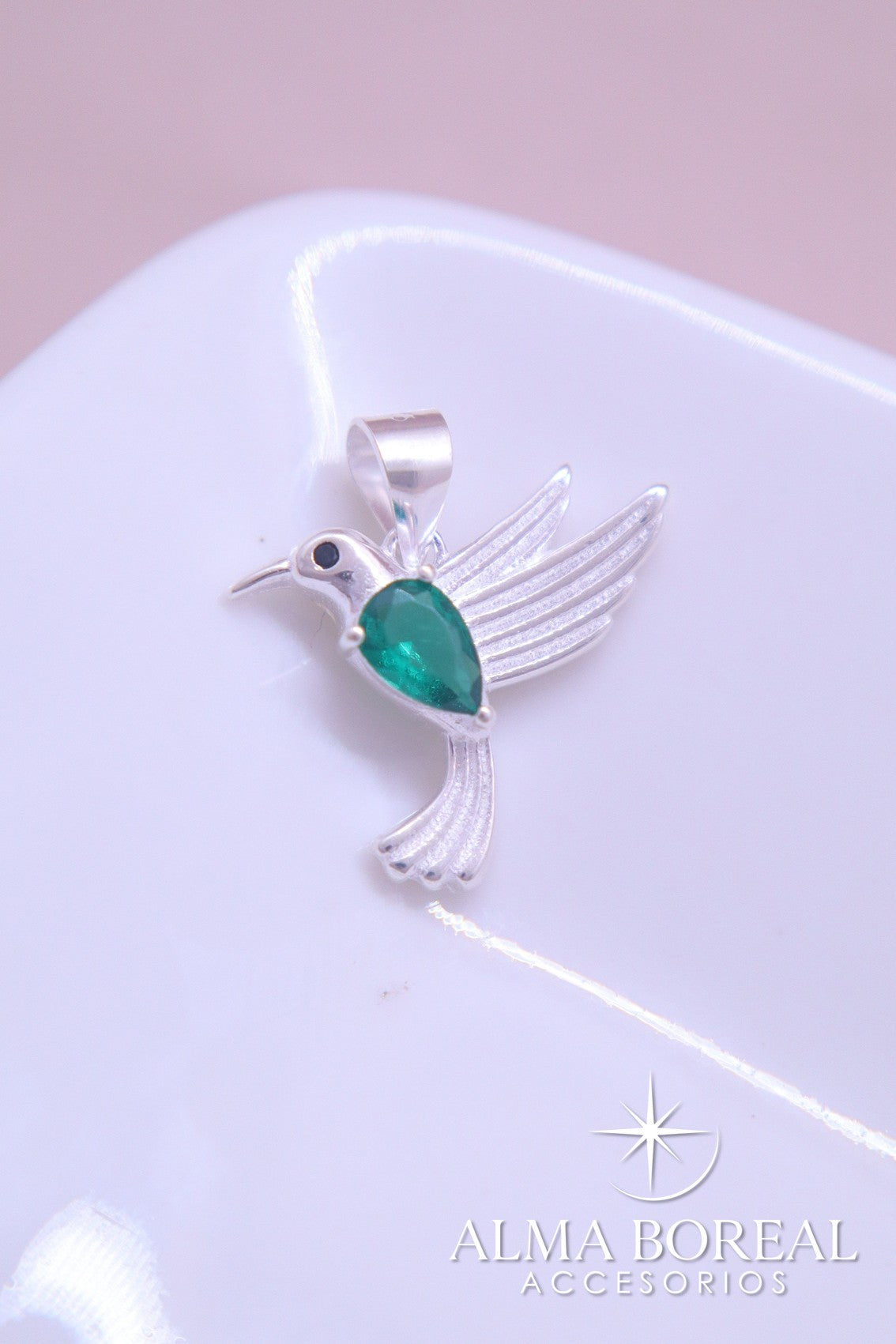 DIJE COLIBRÍ PLATA LEY 925