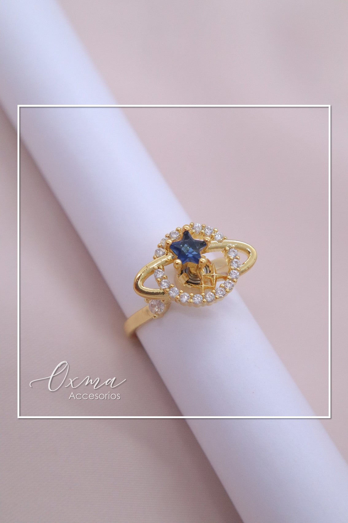 ANILLO SATURNO GIRATORIO