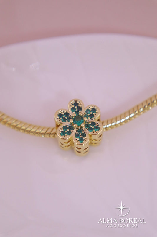 CHARMS FLOR DE MAR RODIO