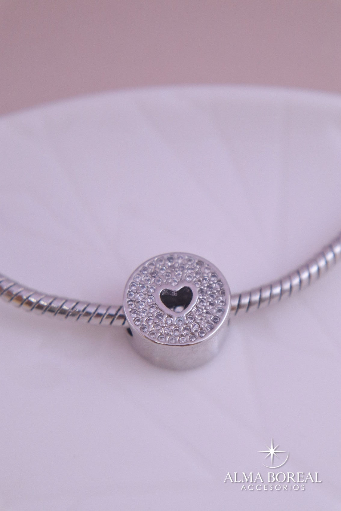 CHARMS ENCANTO CORAZÓN RODIO