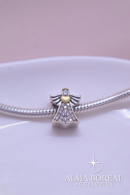 CHARMS LUZ DE ÁNGEL PLATA LEY 925