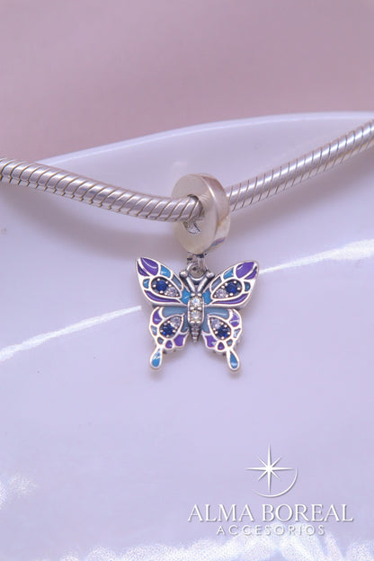 CHARMS MARIPOSA MÍSTICA PLATA LEY 925