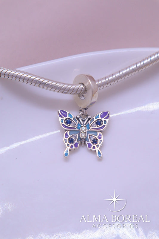 CHARMS MARIPOSA MÍSTICA PLATA LEY 925