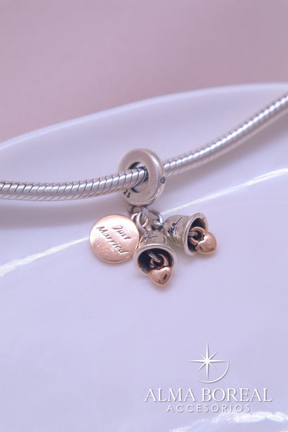 CHARMS CAMPANAS PLATA LEY 925