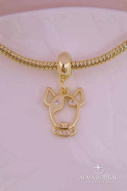 CHARMS DESTELLO PERRUNO RODIO