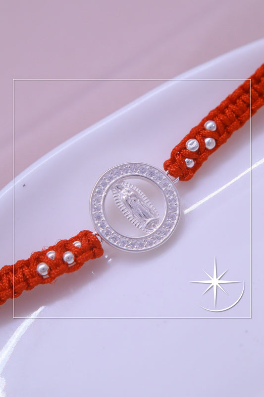 PULSERA VIRGEN GUADALUPE PLATA LEY 925