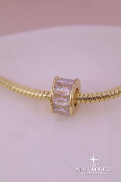 CHARMS LUZ DORADA RODIO