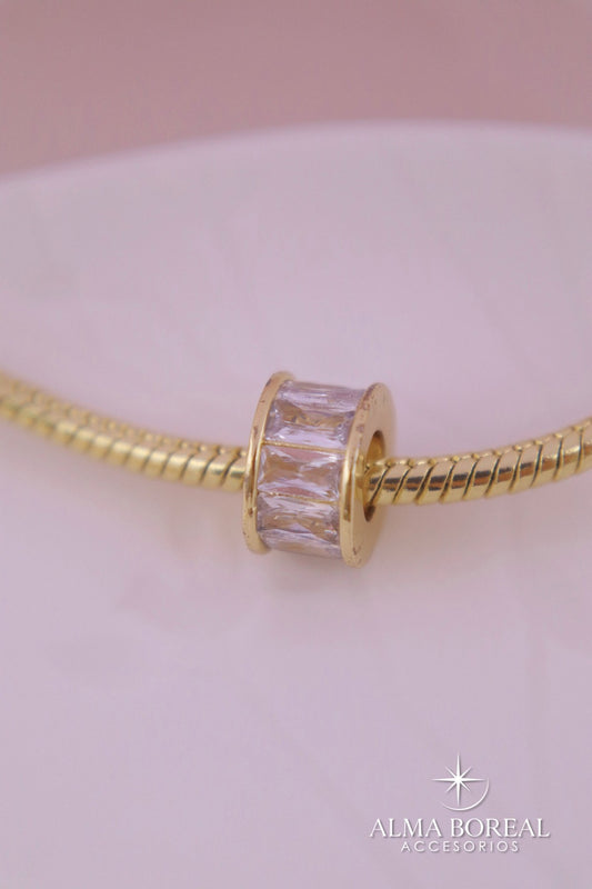 CHARMS LUZ DORADA RODIO