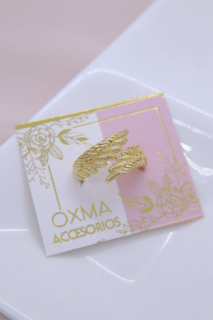 ANILLO ALAS DORADO