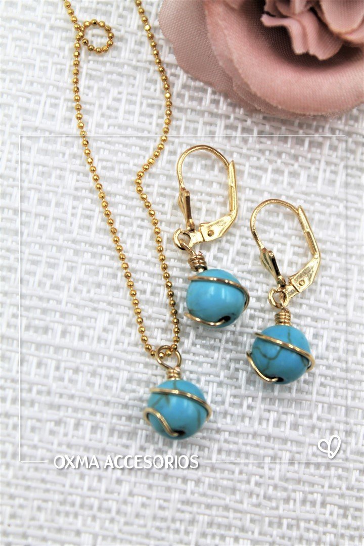 conjunto piedra natural