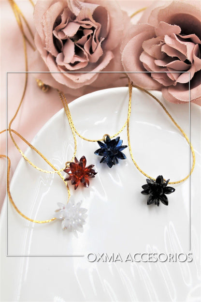 collar mini cristales