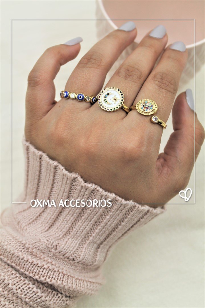 anillo luna y estrella
