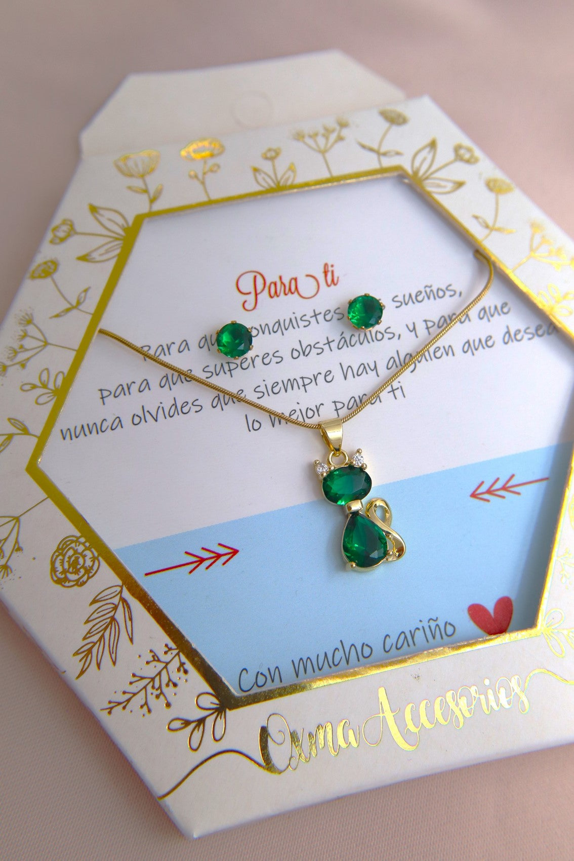 CONJUNTO GATO VERDE